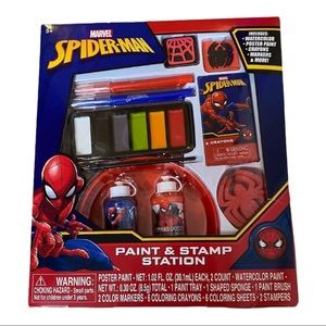 NIB Marvel Spider-Man Paint & Stamp Station
